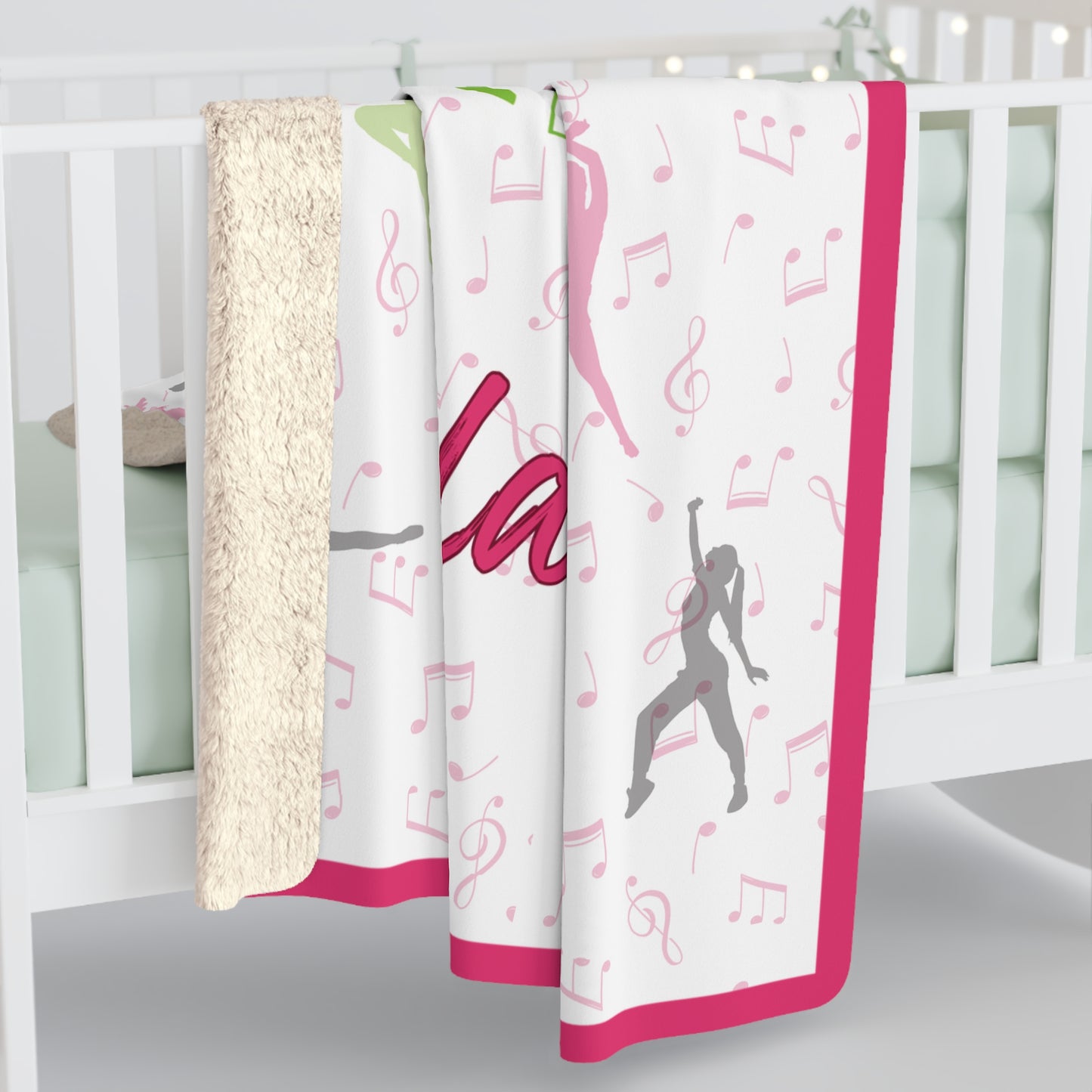 Dynamic Movements Sherpa Fleece Blanket (Customizable)