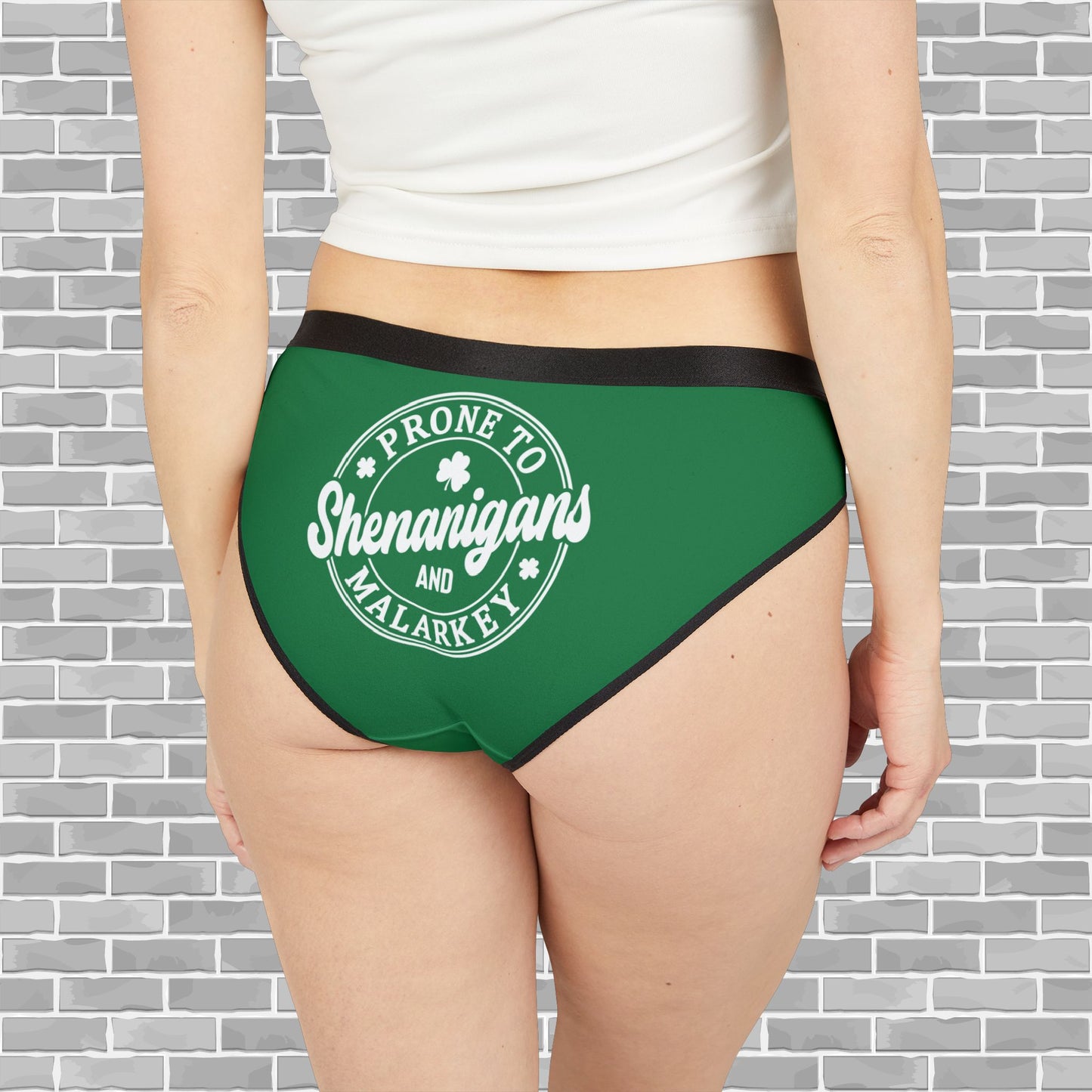 Prone to Shenanigans and Malarkey Women's Underwear for St. Patrick's Day