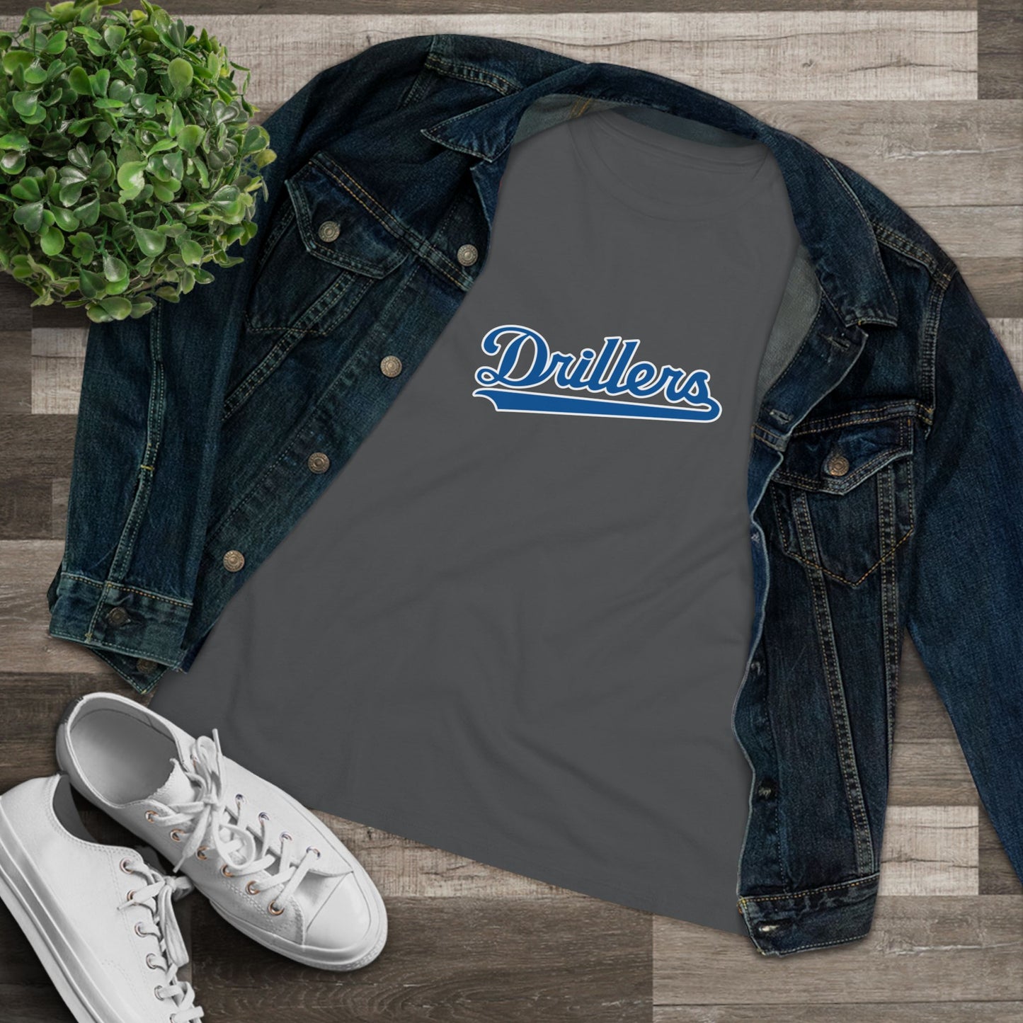 Drillers Women's Cotton Tee (Customizable)