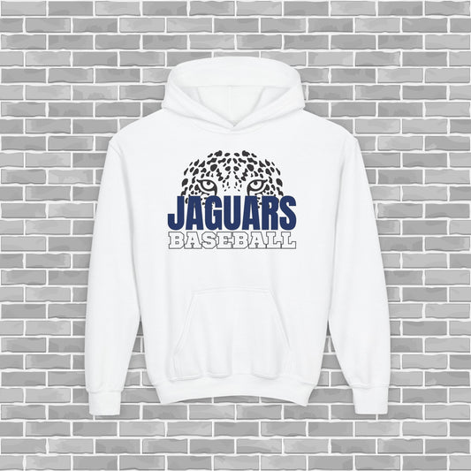 Jaguars Baseball Youth Unisex Hoodie (Customizable)