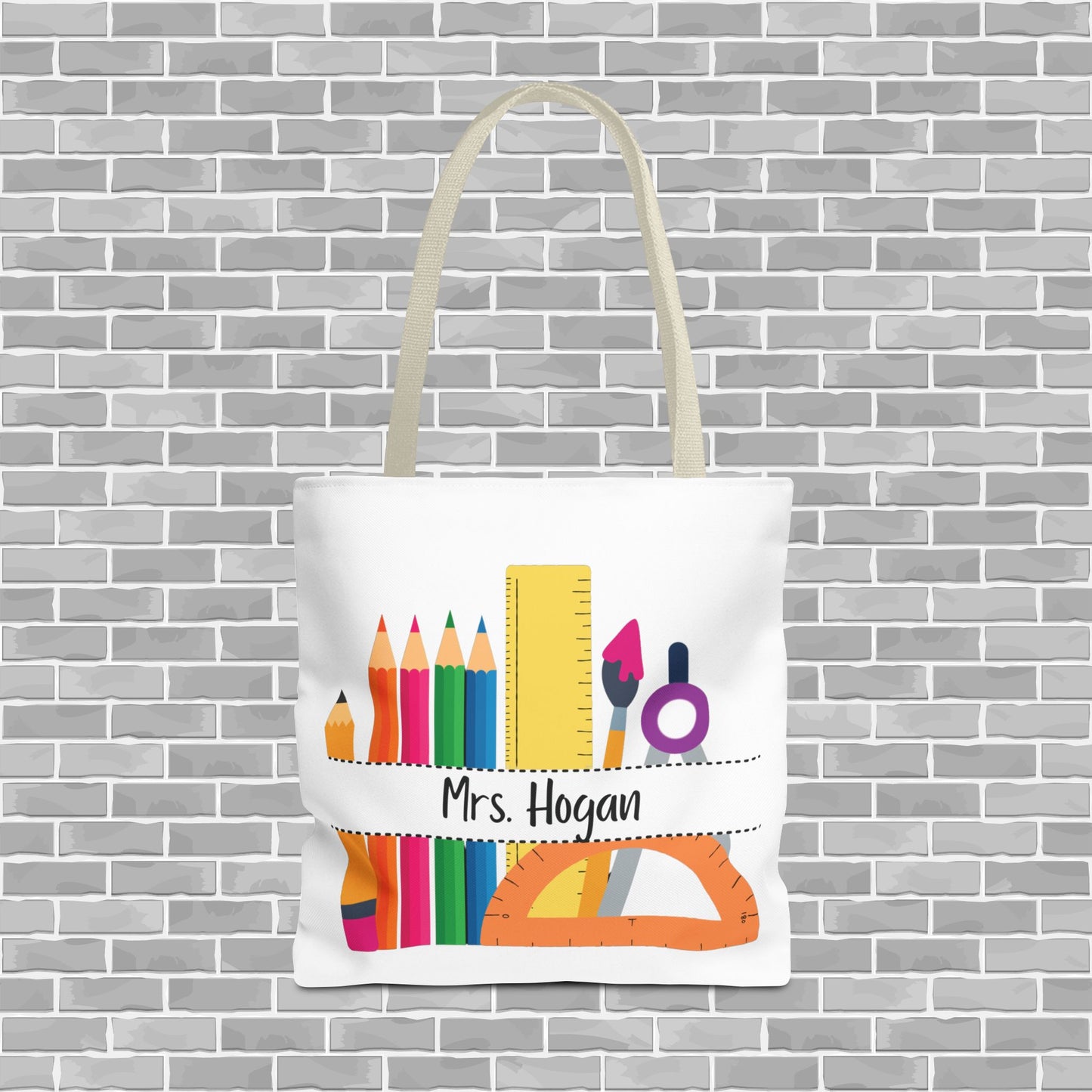 Teacher Tote Bag (Customizable)