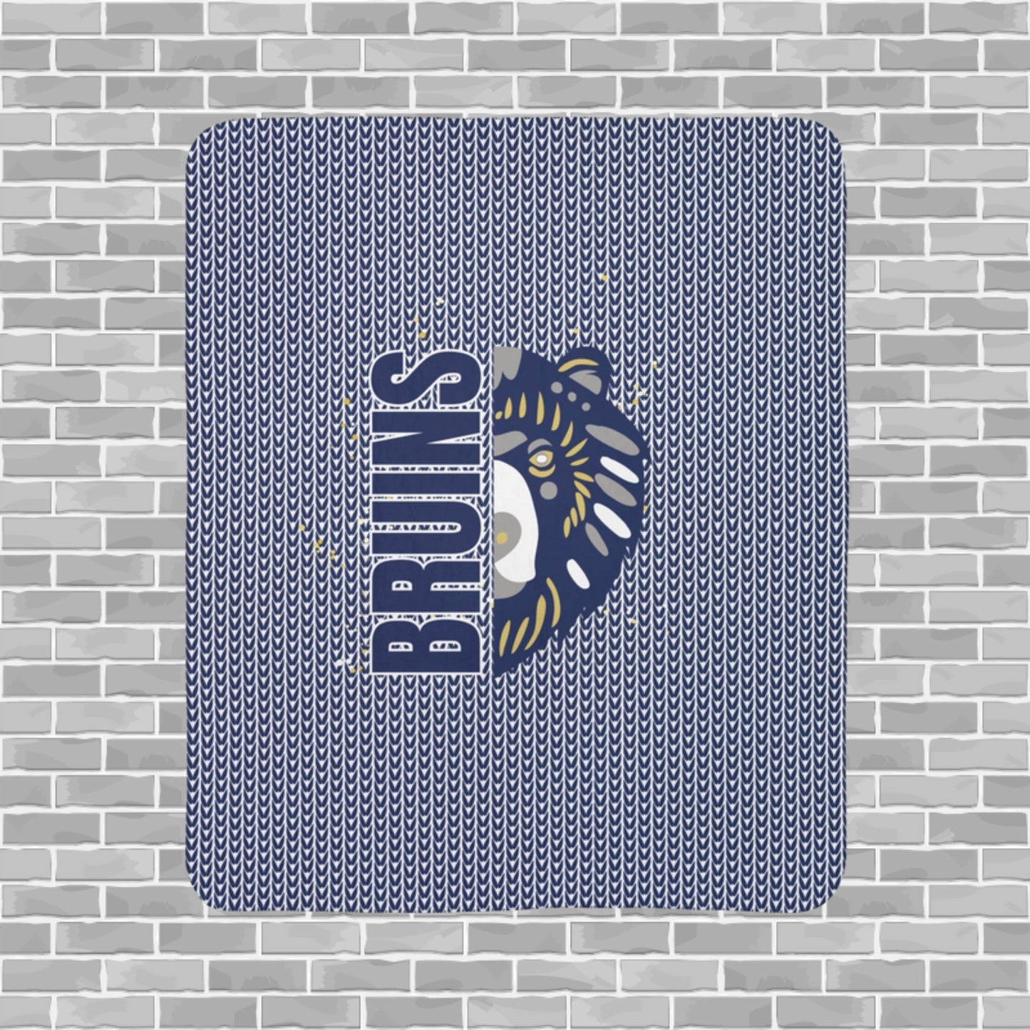 Bruins Sherpa Blanket (Customizable)