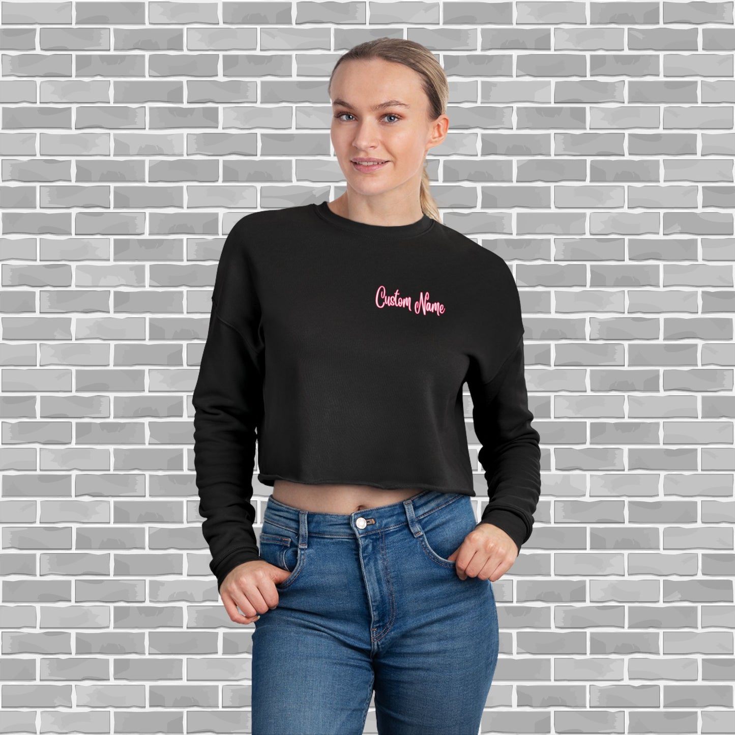 Gymnastics Cropped Sweatshirt (Customizable)