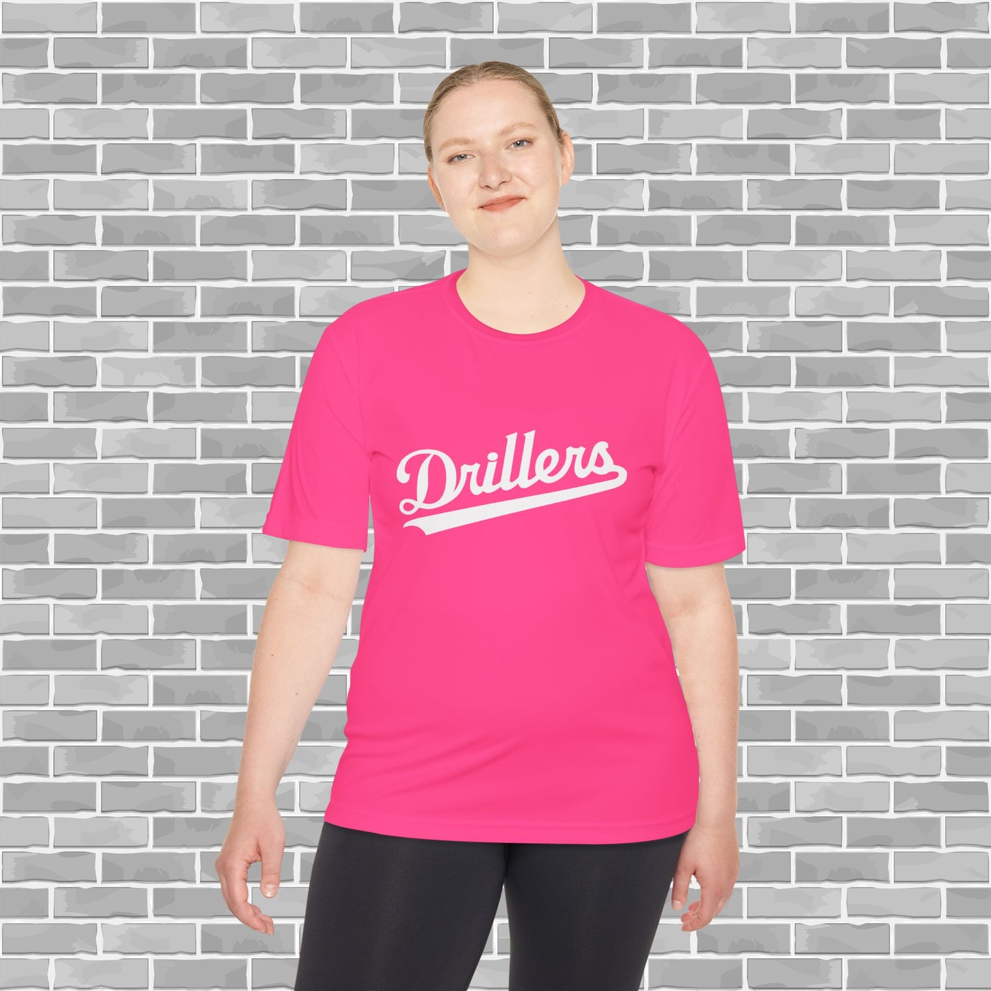 Drillers Adult Unisex Moisture Wicking Tee  (Customizable