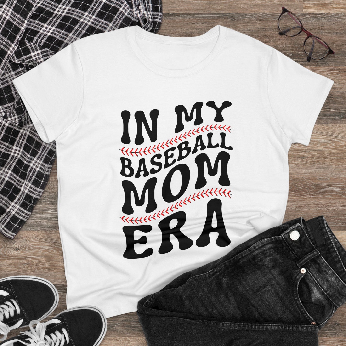 Baseball Mom Era Women's Tee (Customizable)