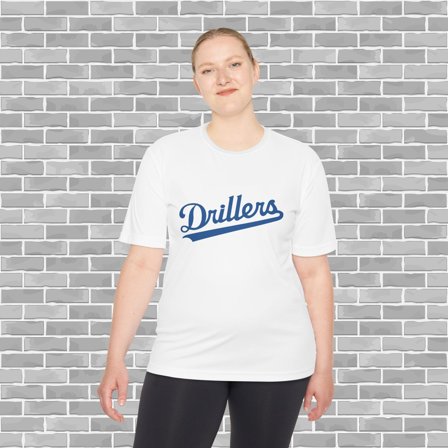 Drillers Adult Unisex Moisture Wicking Tee (Customizable)