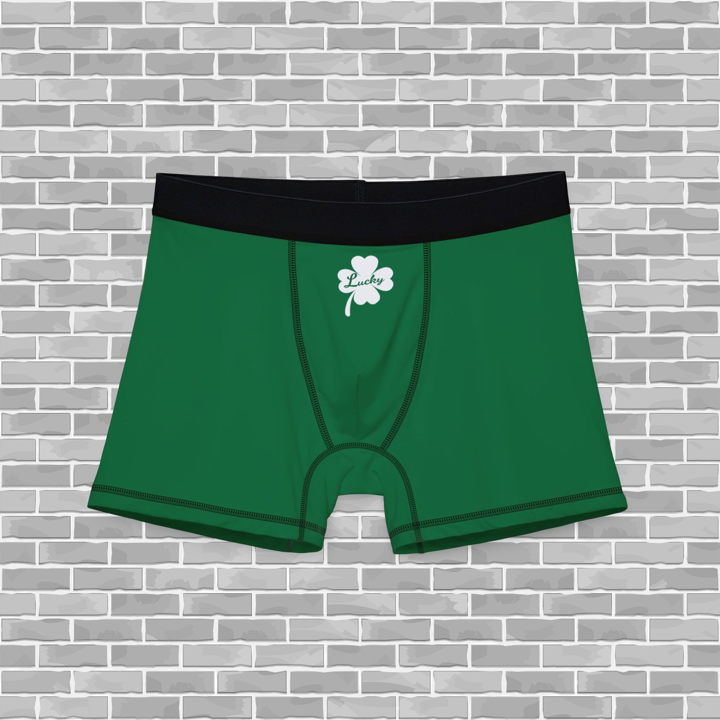 Prone to Shenanigans and Malarkey Men's Boxers for Saint Patrick's Day