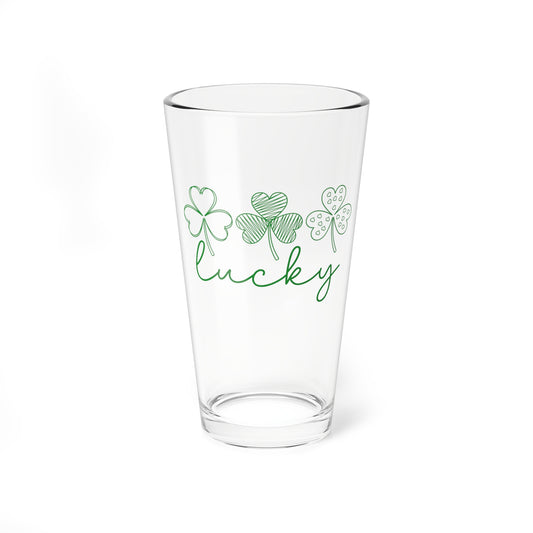 Lucky Shamrock Pint Glass