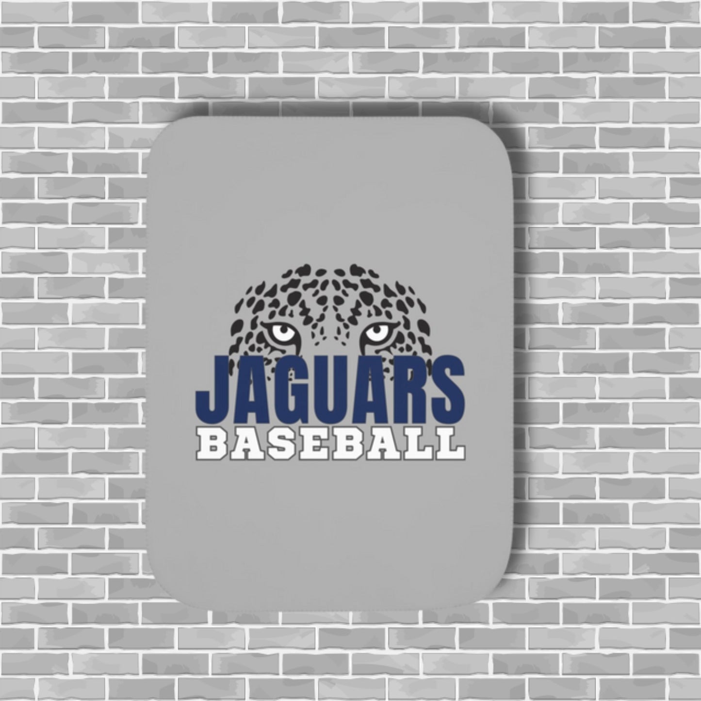 Jaguars Baseball Sherpa Blanket (Customizable)