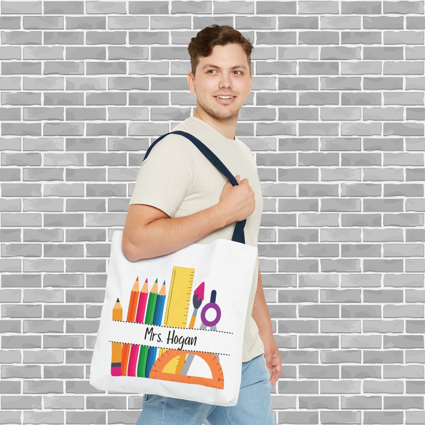 Teacher Tote Bag (Customizable)