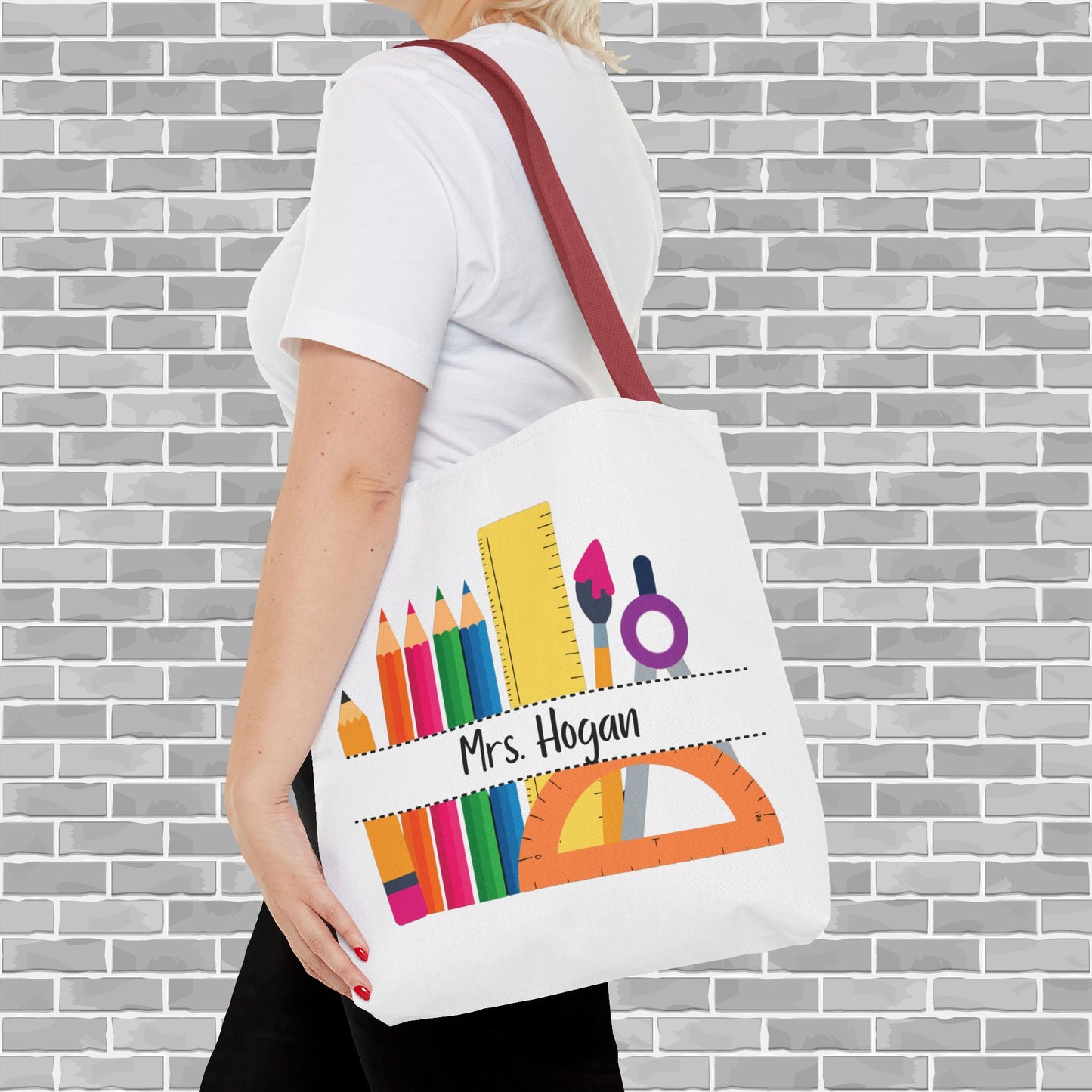 Teacher Tote Bag (Customizable)