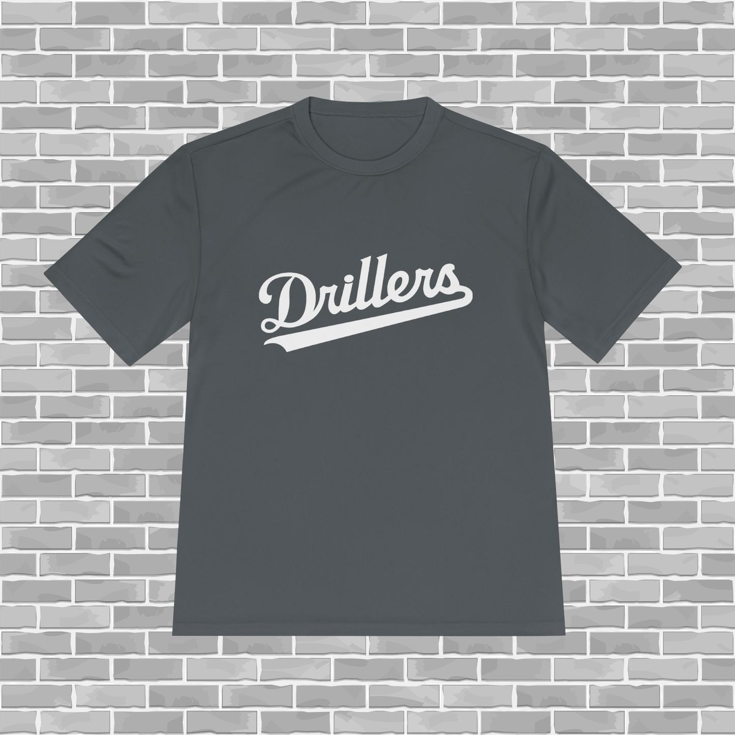 Drillers Adult Unisex Moisture Wicking Tee (Customizable)