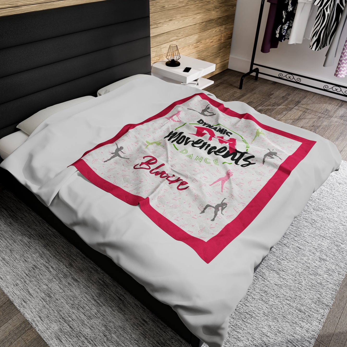 Dynamic Movements Soft Plush Blanket (Customizable)