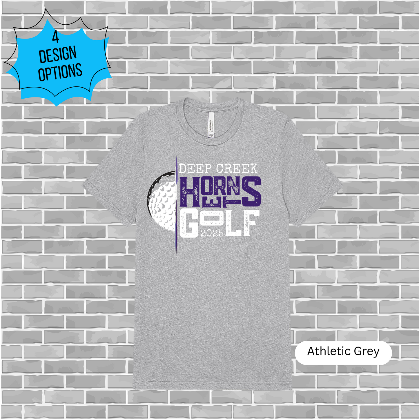Hornets Golf Bella + Canvas Unisex Triblend T-Shirt