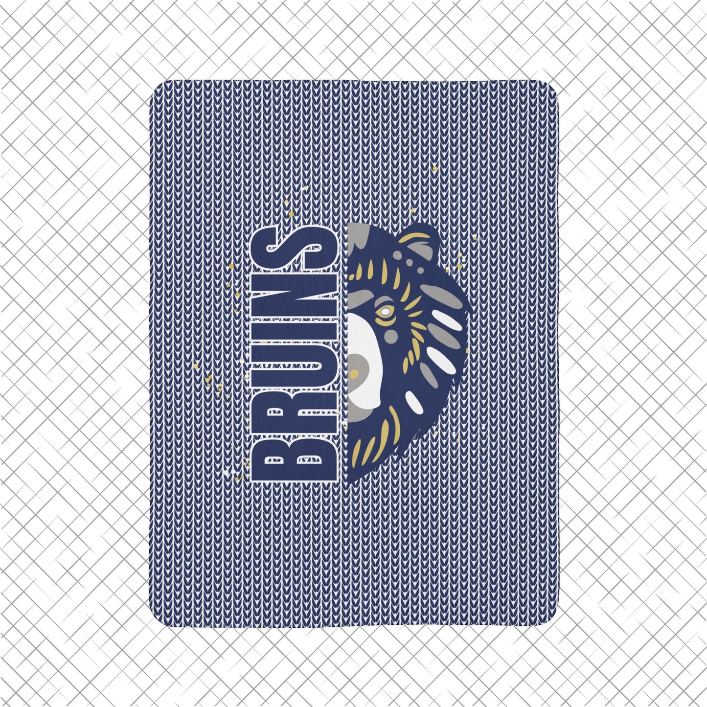 Bruins Sherpa Blanket (Customizable)