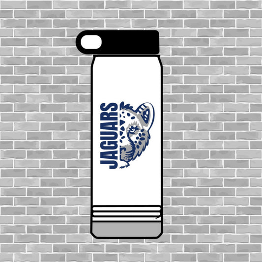 Jaguars Baseball Stainless Steel Water Bottle