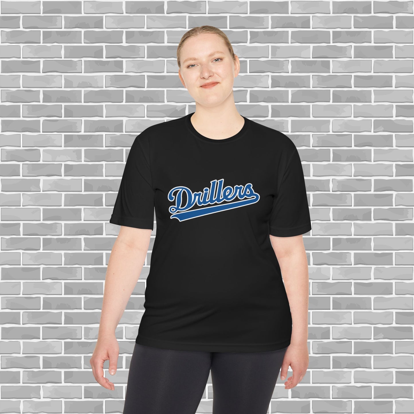 Drillers Adult Unisex Moisture Wicking Tee (Customizable)