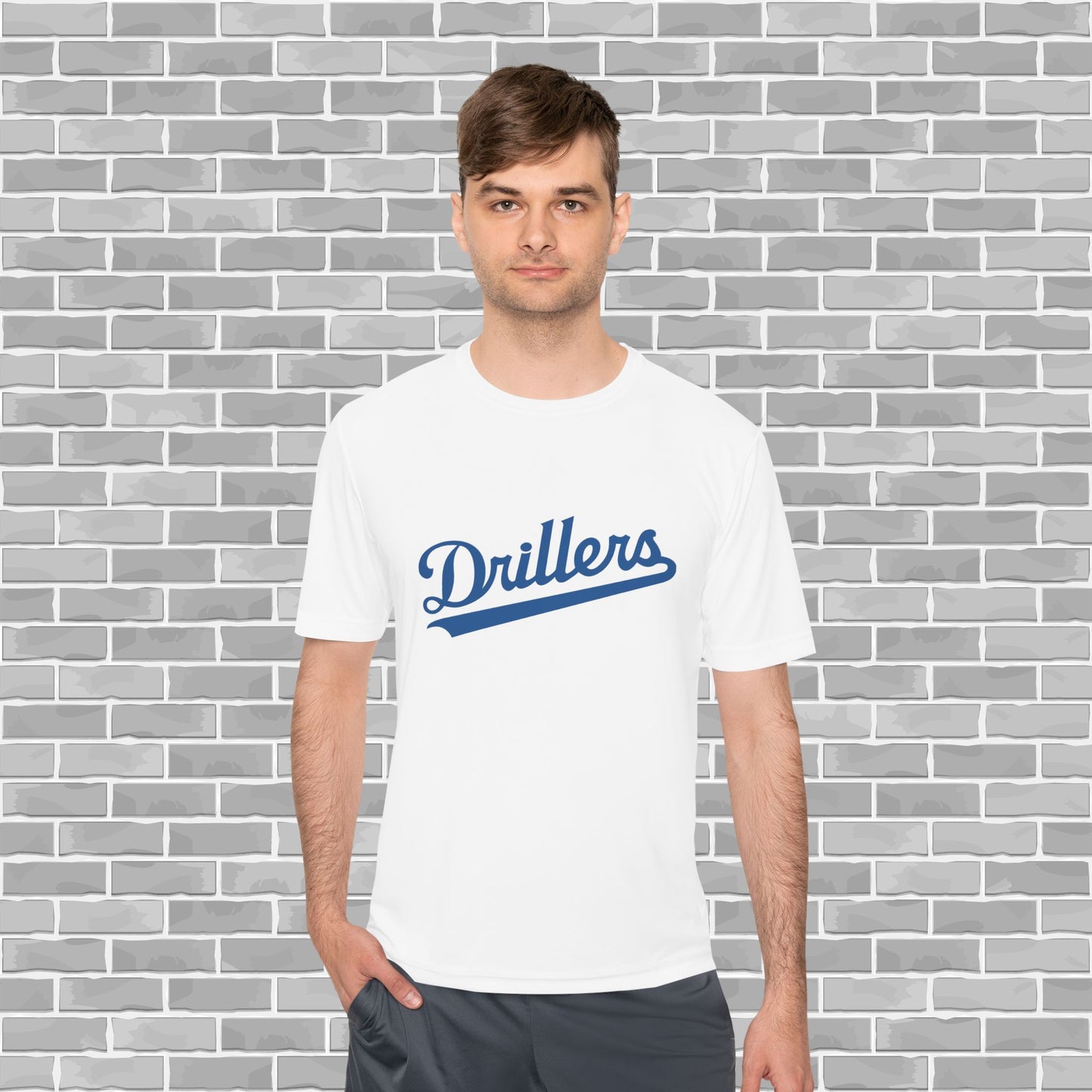 Drillers Adult Unisex Moisture Wicking Tee  (Customizable