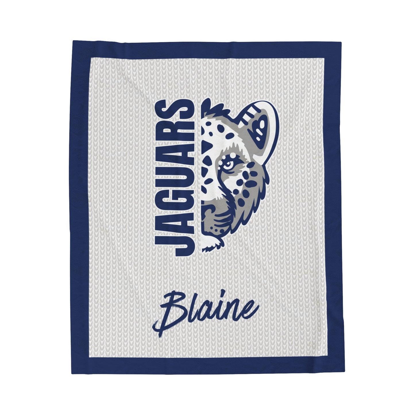 Jaguars Velveteen Blanket (Customizable)