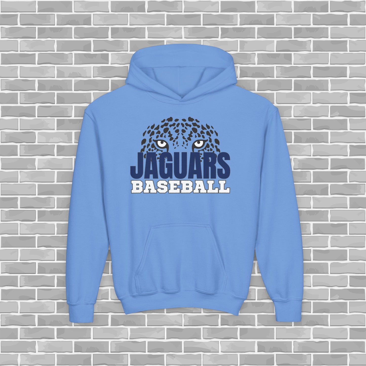 Jaguars Baseball Youth Unisex Hoodie (Customizable)