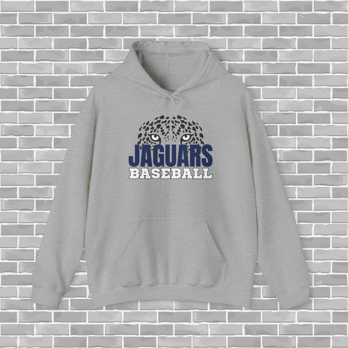 Jaguars Baseball Adult Unisex Hoodie (Customizable)