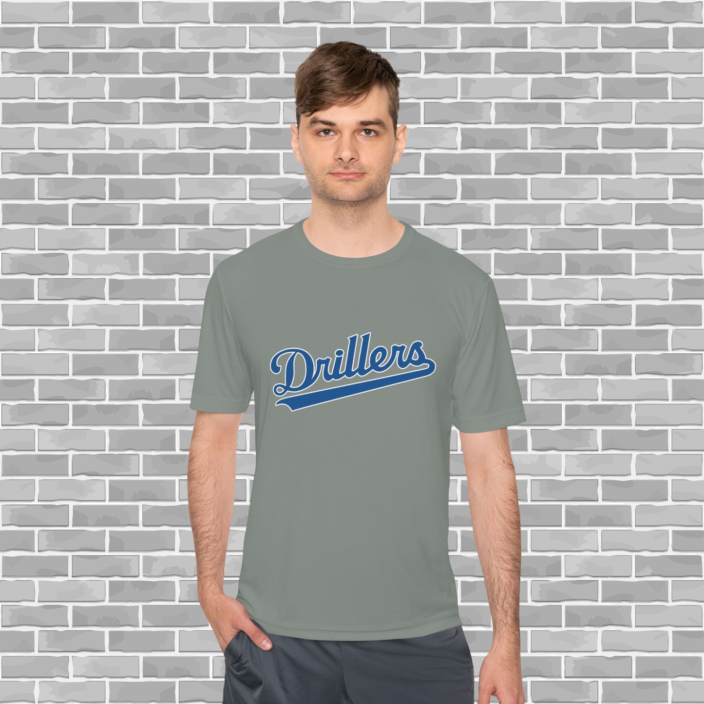 Drillers Adult Unisex Moisture Wicking Tee  (Customizable