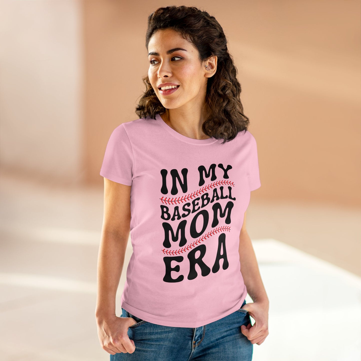 Baseball Mom Era Women's Tee (Customizable)