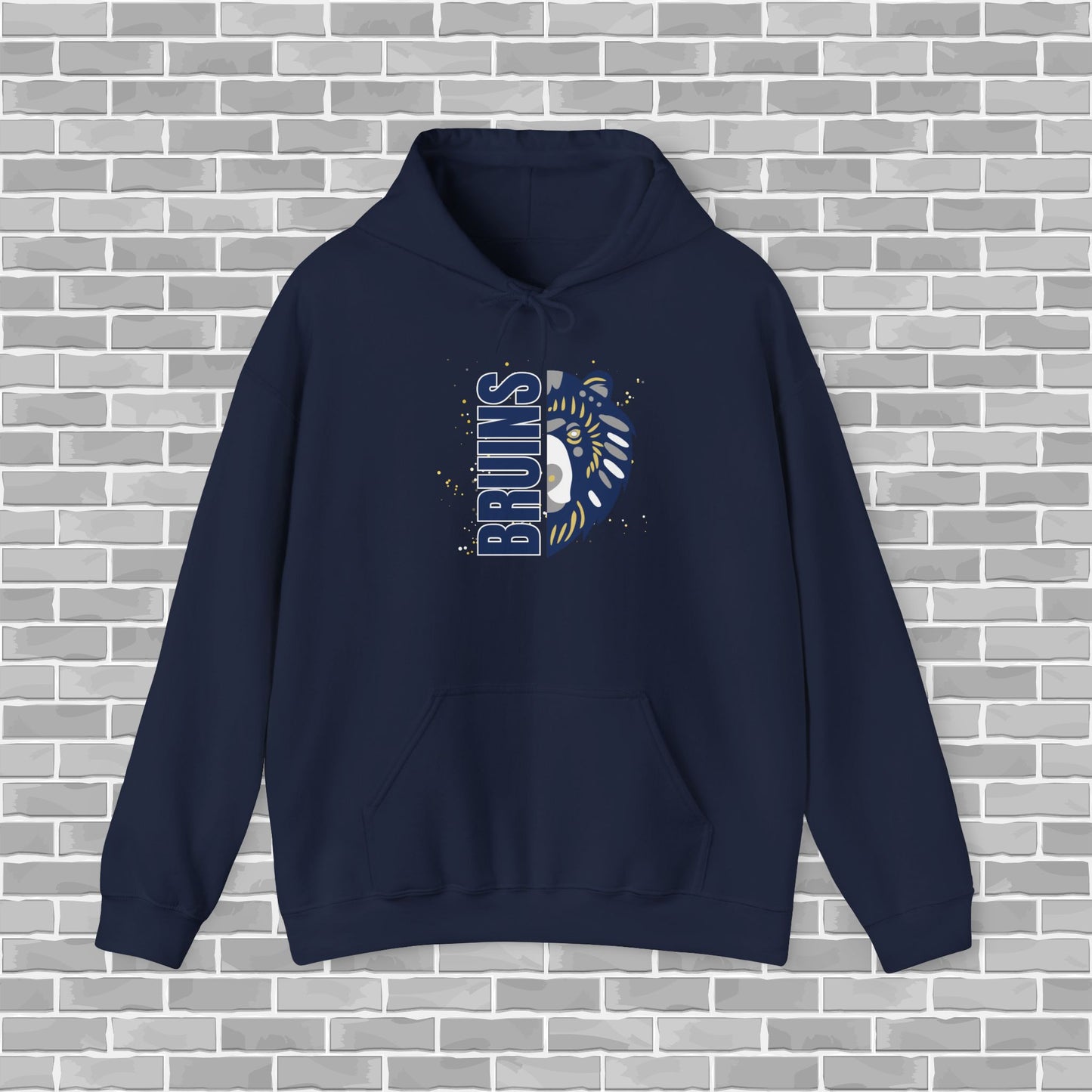 Bruins Adult Unisex Hooded Sweatshirt (Customizable)