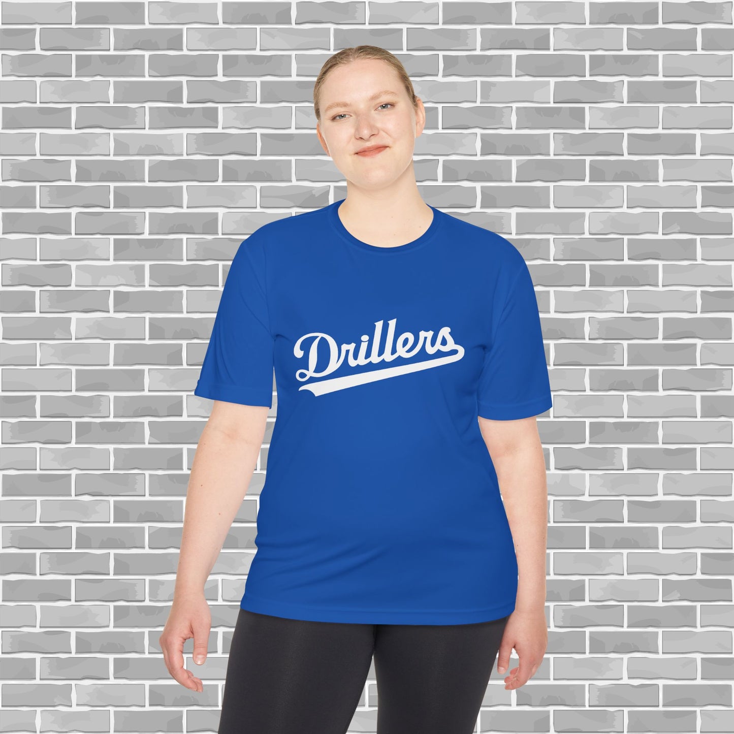 Drillers Adult Unisex Moisture Wicking Tee  (Customizable