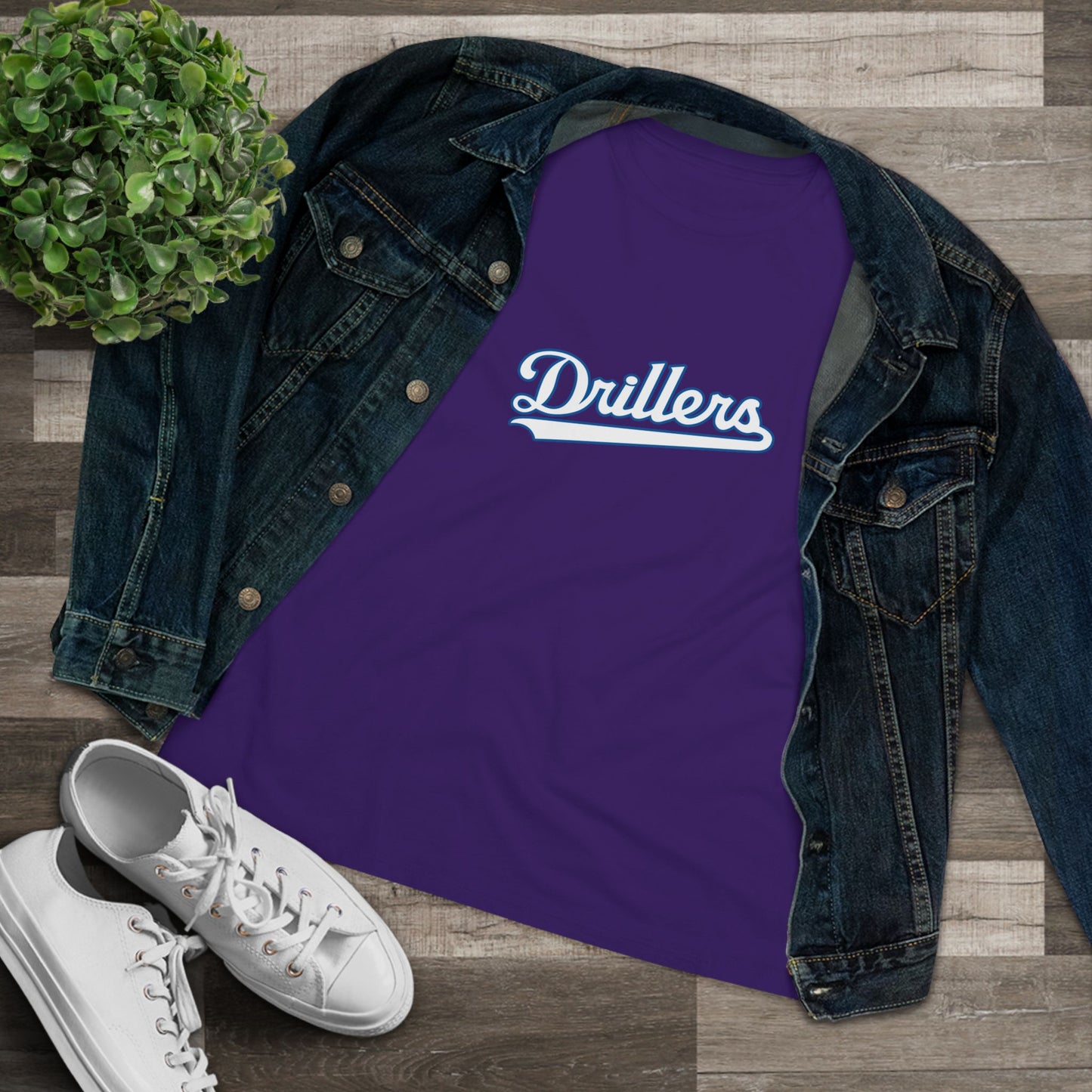 Drillers Women's Cotton Tee (Customizable)