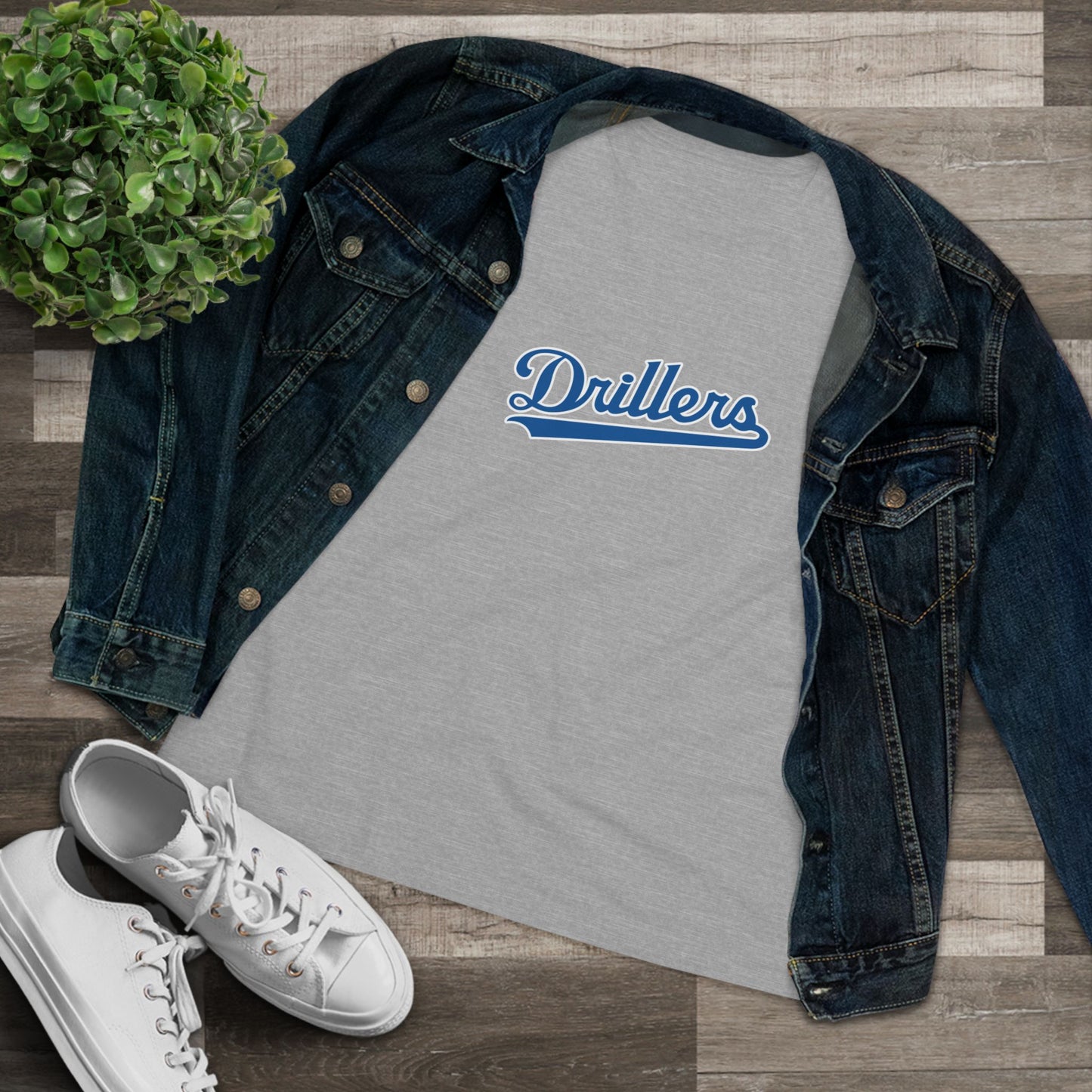 Drillers Women's Cotton Tee (Customizable)