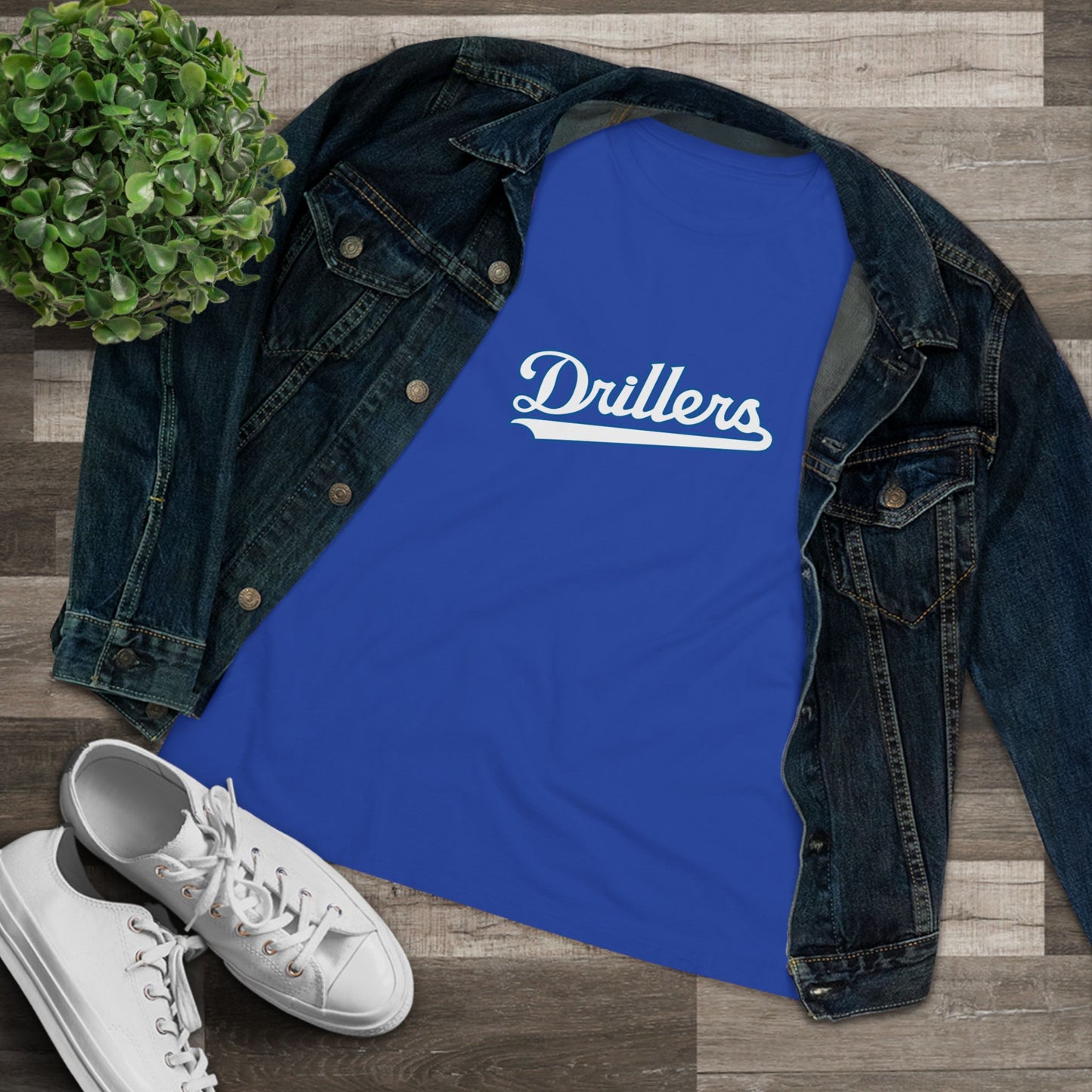 Drillers Women's Cotton Tee (Customizable)