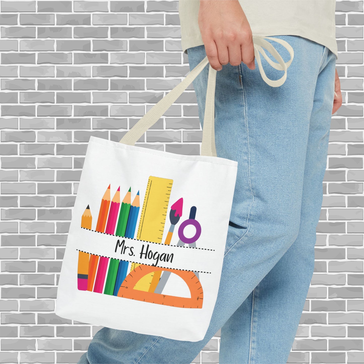 Teacher Tote Bag (Customizable)