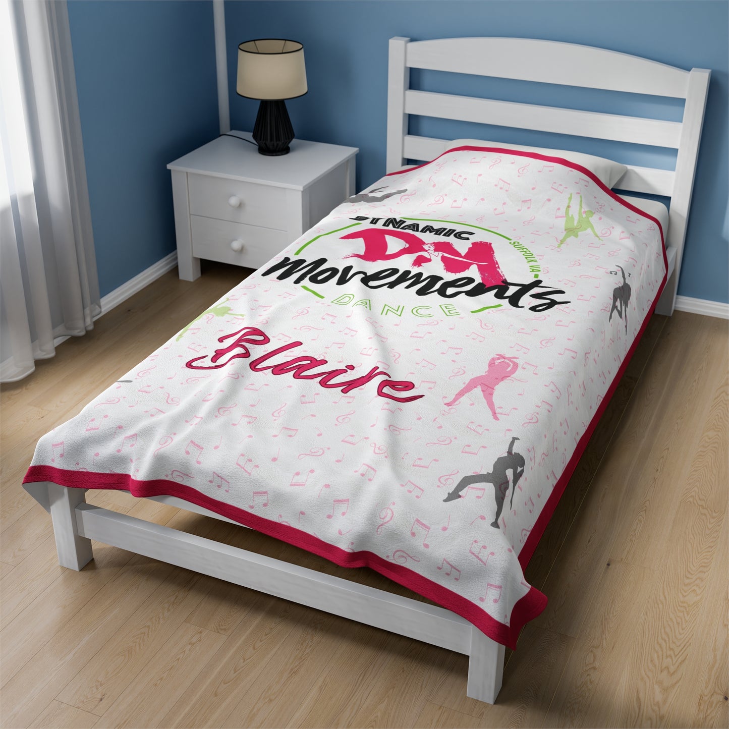 Dynamic Movements Soft Plush Blanket (Customizable)