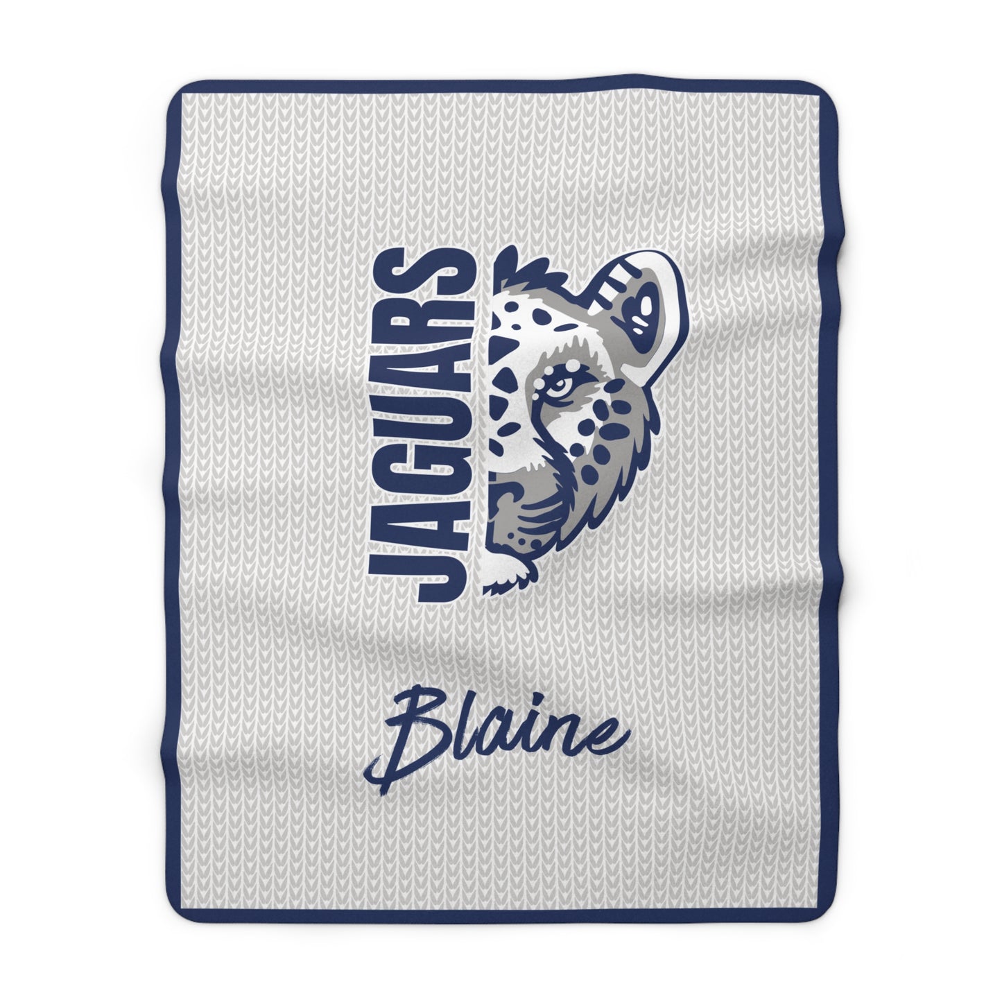 Jaguars Sherpa Fleece Blanket (Customizable)