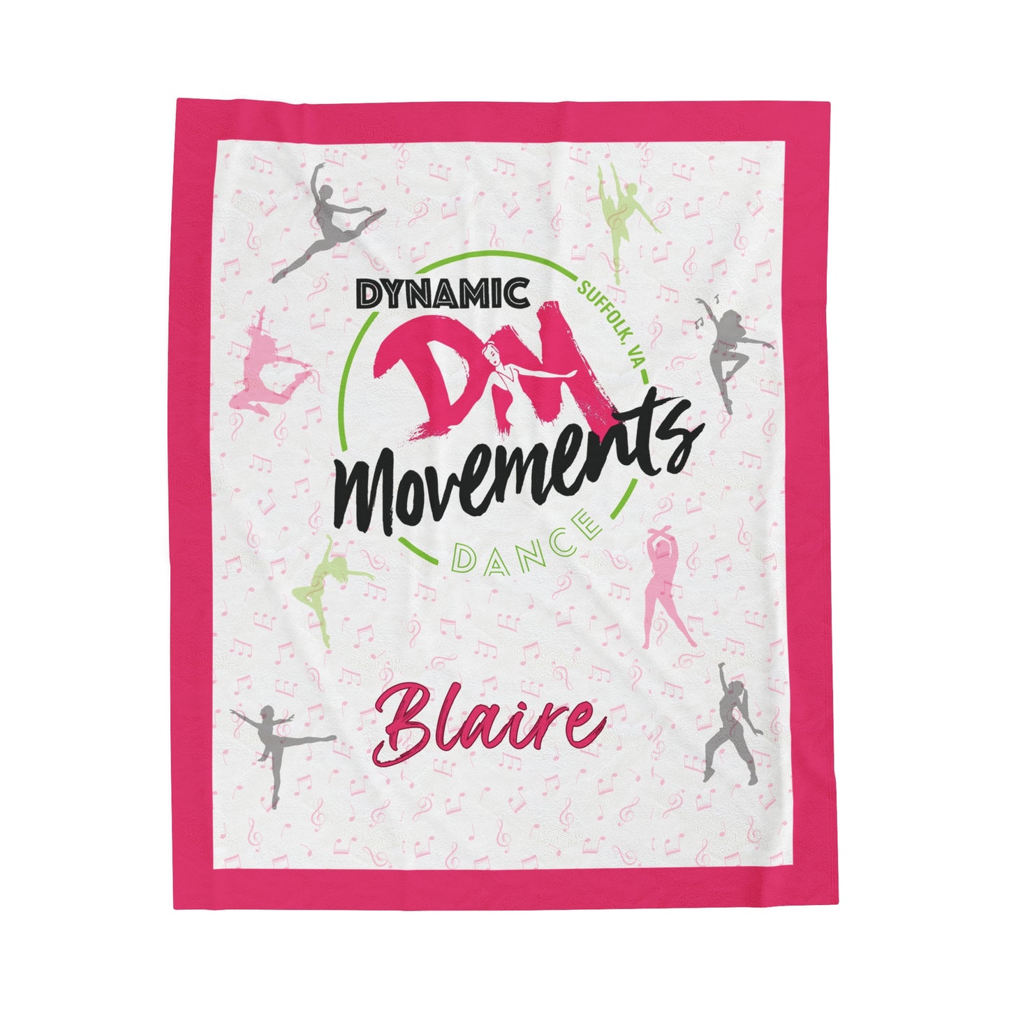 Dynamic Movements Soft Plush Blanket (Customizable)