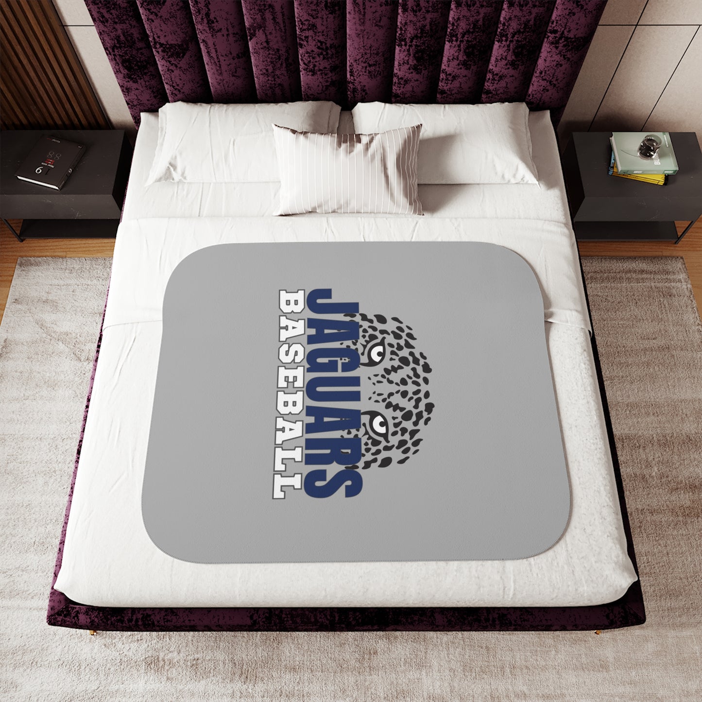 Jaguars Baseball Sherpa Blanket (Customizable)