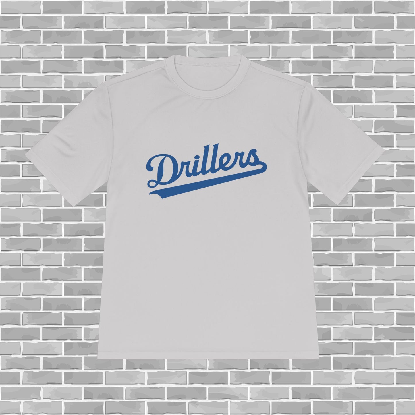 Drillers Adult Unisex Moisture Wicking Tee (Customizable)