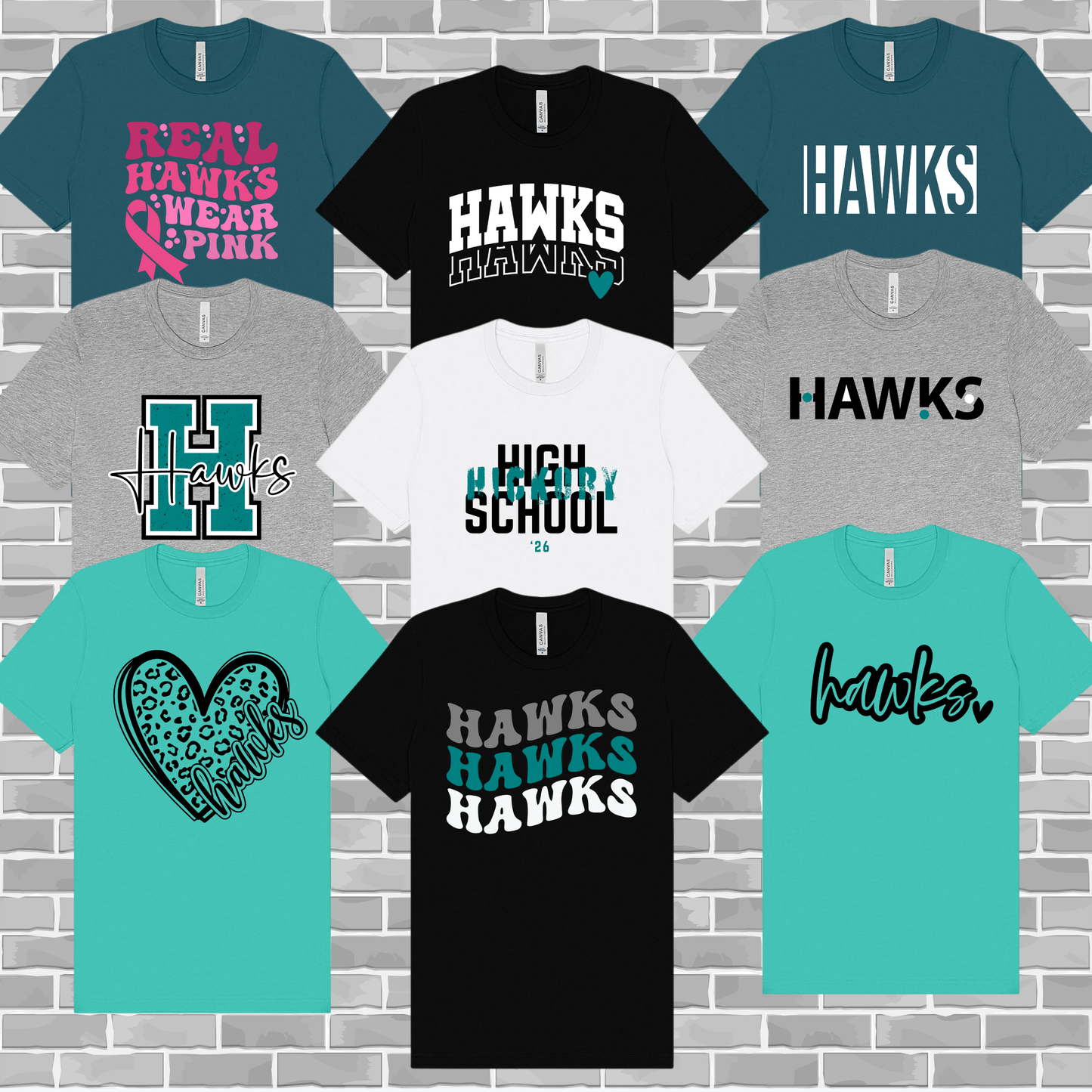 Hawks Unisex Short Sleeve Tee