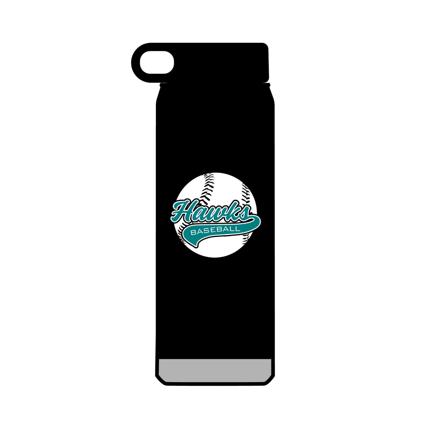 Hawks Baseball Stainless Steel Water Bottle