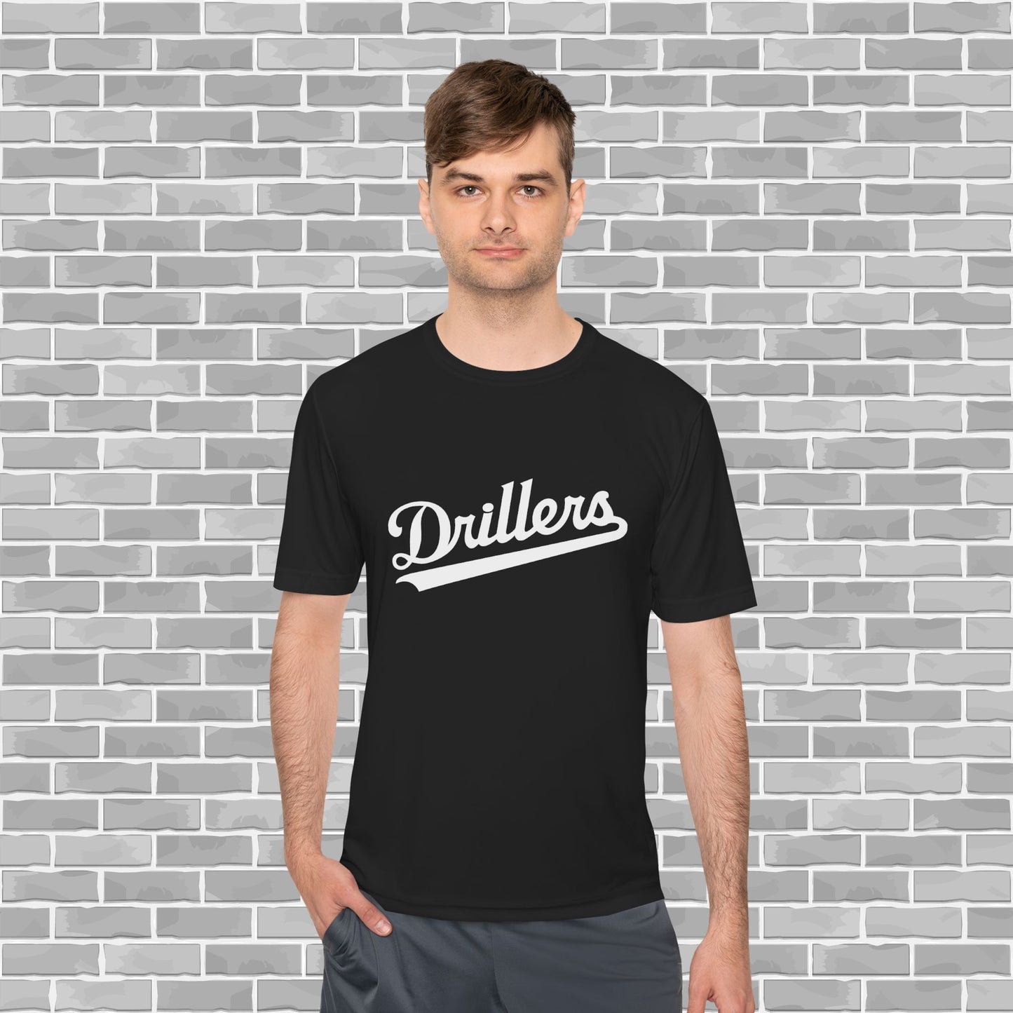 Drillers Adult Unisex Moisture Wicking Tee  (Customizable