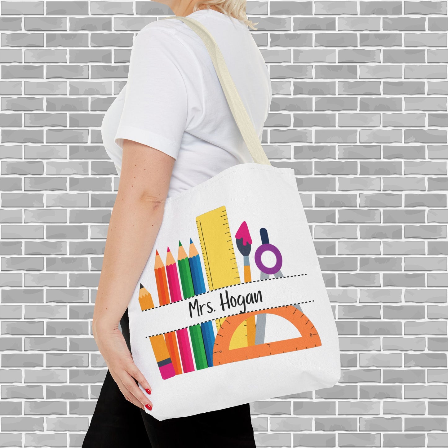 Teacher Tote Bag (Customizable)