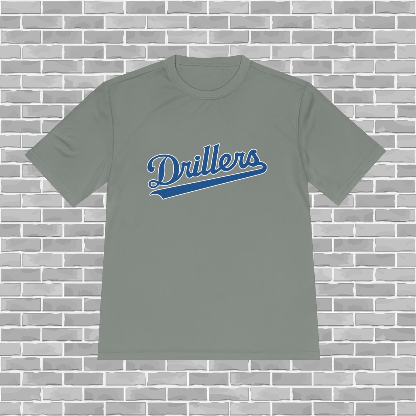 Drillers Adult Unisex Moisture Wicking Tee  (Customizable