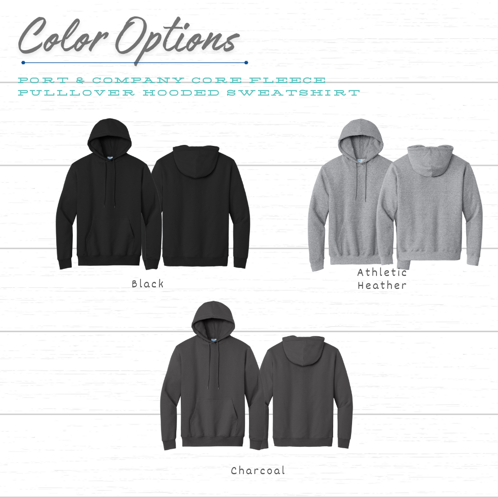 Hickory Baseball Core Fleece Pullover Hooded Sweatshirt