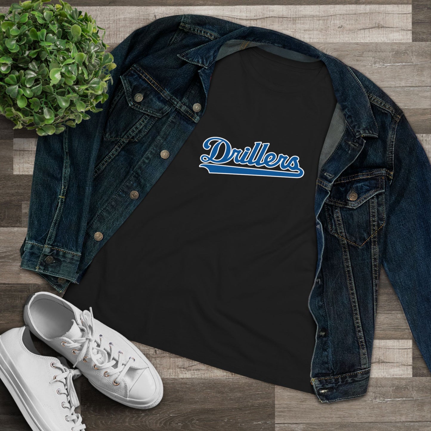 Drillers Women's Cotton Tee (Customizable)