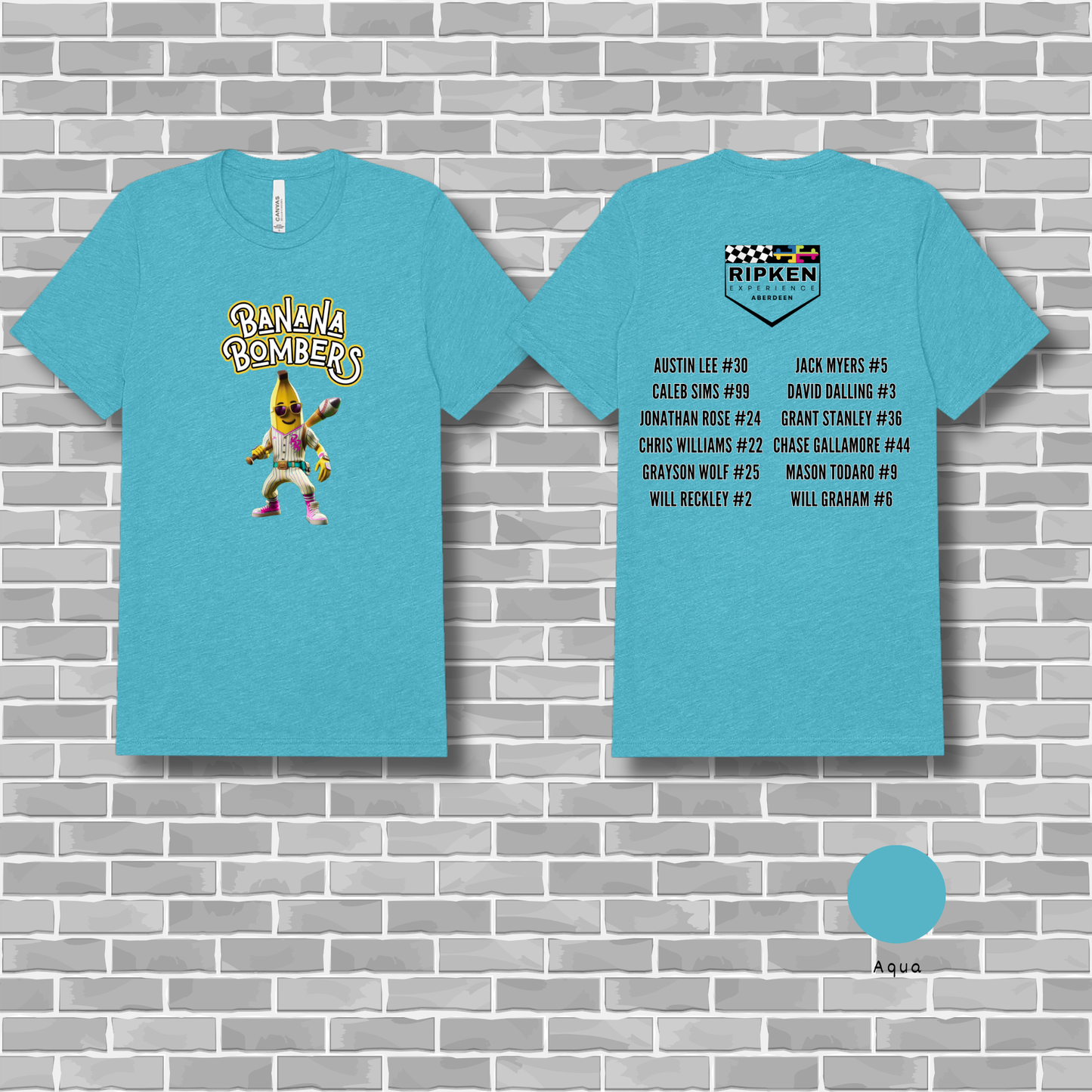 Banana Bombers Adult/Youth Tri-Blend Tee