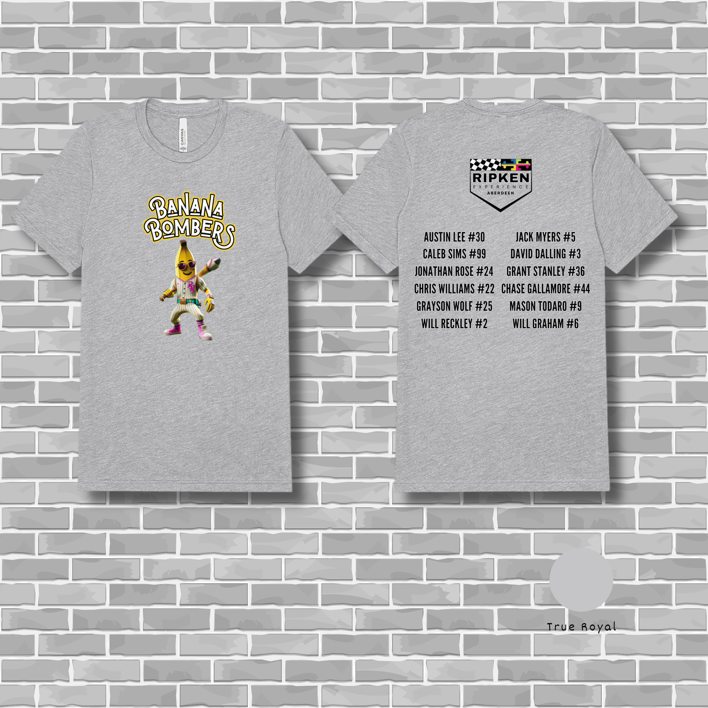 Banana Bombers Adult/Youth Tri-Blend Tee