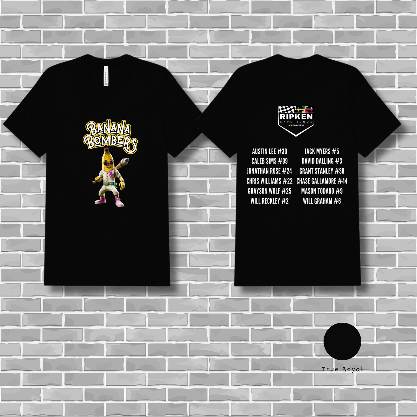 Banana Bombers Adult/Youth Tri-Blend Tee