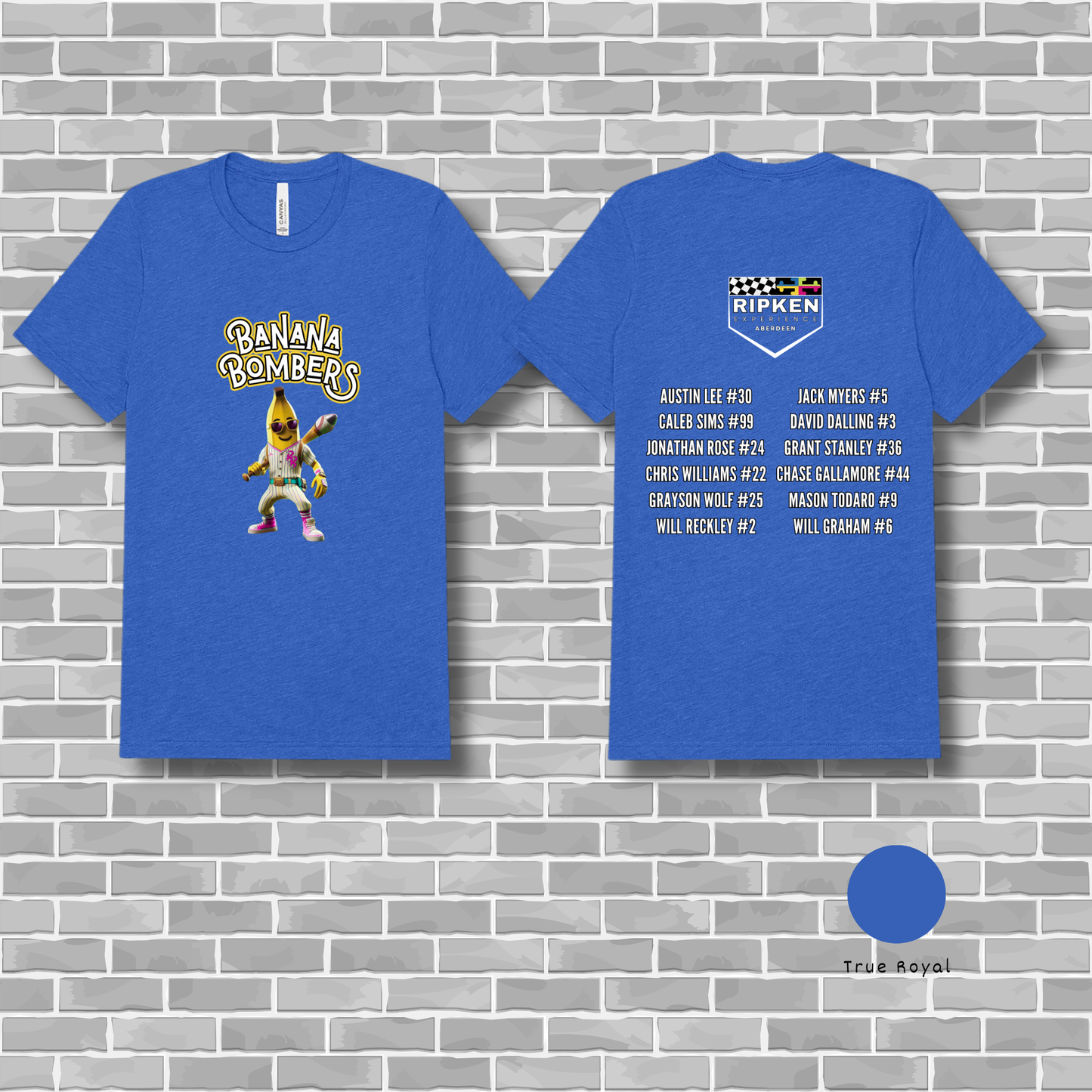 Banana Bombers Adult/Youth Tri-Blend Tee