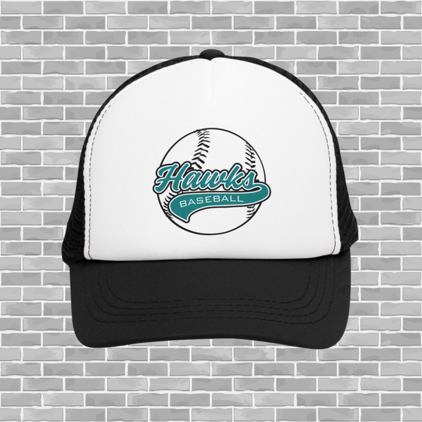 Hawks Baseball Mesh Cap